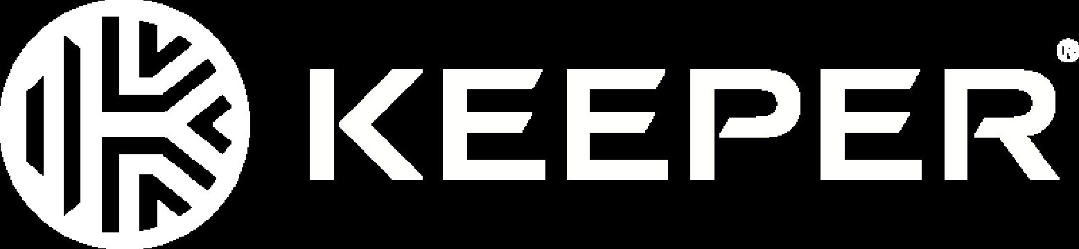 Keeper white logo